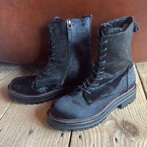 Aerosols Shelton Black Cowhide Boots